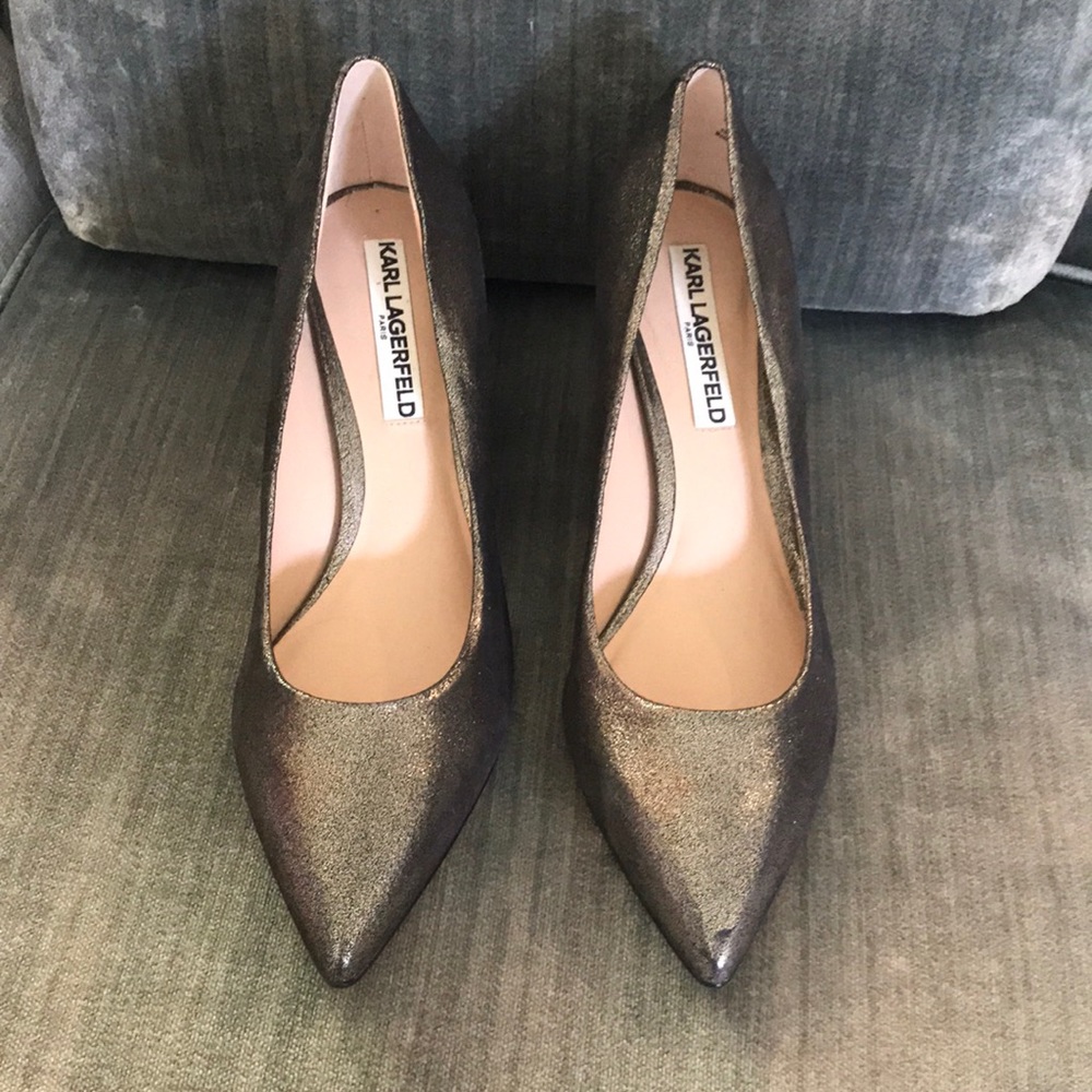 Karl lagerfield heel- 2 pair available